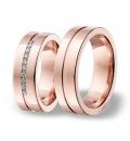 Trauringe Rotgold von Breuning 48 001650 / 48 001660