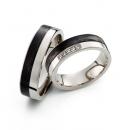 Trauringe Carbon von Weidner 62632 + 72632